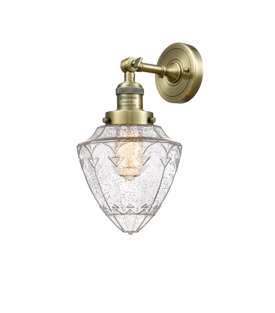 Bullet - 1 Light - 7 inch - Antique Brass - Sconce