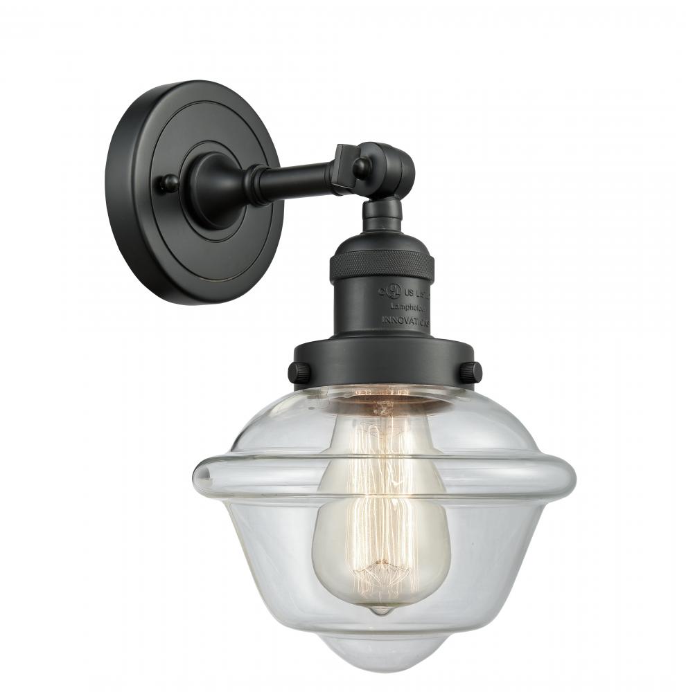 Oxford - 1 Light - 8 inch - Matte Black - Sconce