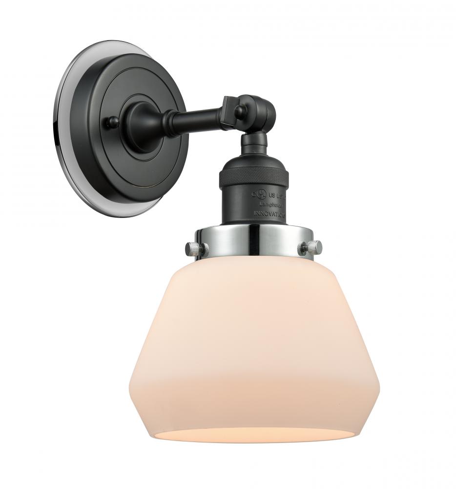 Fulton - 1 Light - 7 inch - Matte Black - Sconce