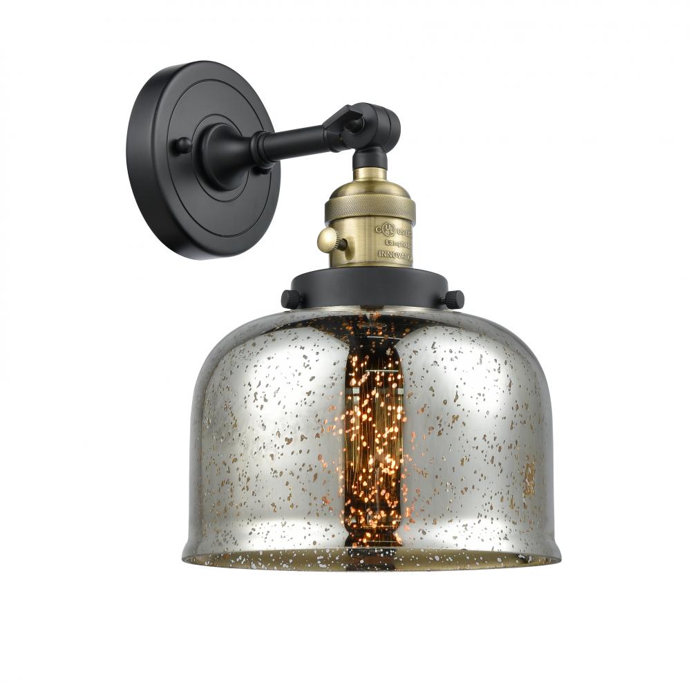 Bell - 1 Light - 8 inch - Black Antique Brass - Sconce