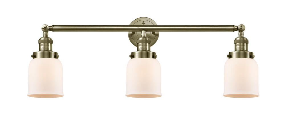 Bell - 3 Light - 30 inch - Antique Brass - Bath Vanity Light