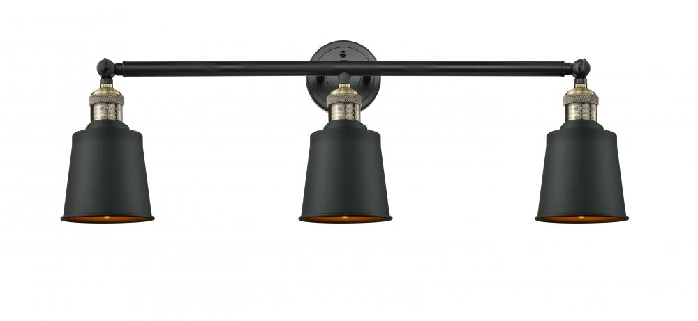 Addison - 3 Light - 32 inch - Black Antique Brass - Bath Vanity Light