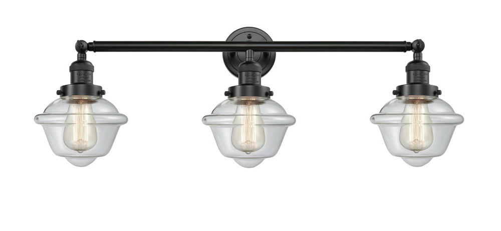 Oxford - 3 Light - 34 inch - Oil Rubbed Bronze - Bath Vanity Light