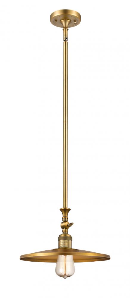Appalachian - 1 Light - 12 inch - Brushed Brass - Stem Hung - Mini Pendant