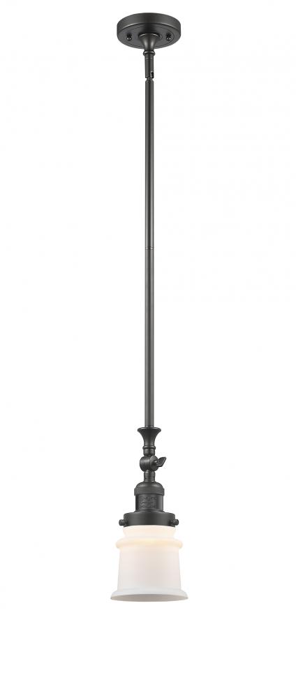 Canton - 1 Light - 5 inch - Oil Rubbed Bronze - Stem Hung - Mini Pendant