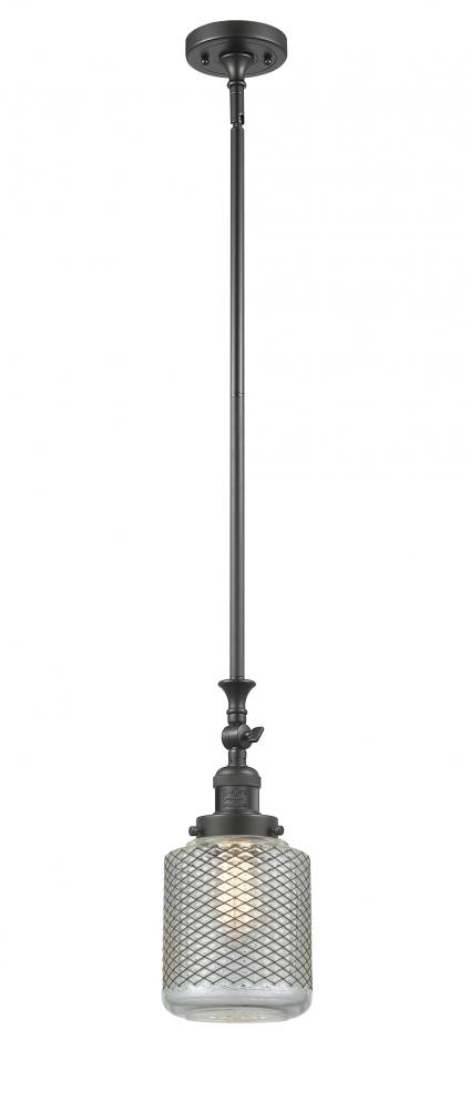 Stanton - 1 Light - 6 inch - Oil Rubbed Bronze - Stem Hung - Mini Pendant