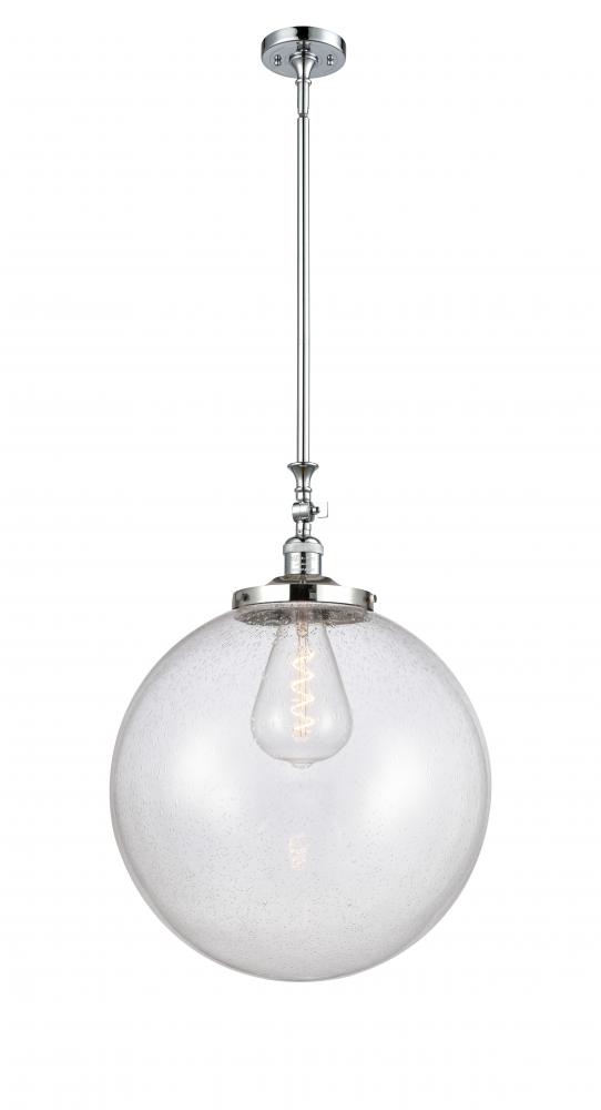 Beacon - 1 Light - 18 inch - Polished Chrome - Stem Hung - Adjustable Mini Pendant