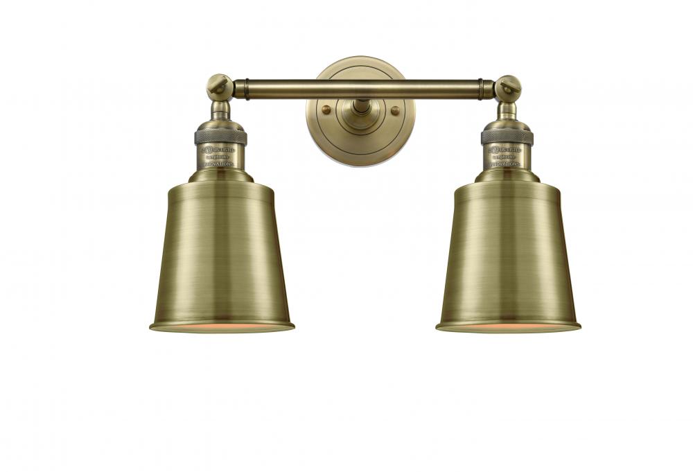 Addison - 2 Light - 16 inch - Antique Brass - Bath Vanity Light