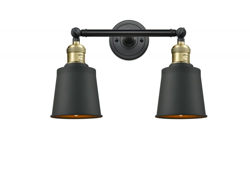 Addison - 2 Light - 16 inch - Black Antique Brass - Bath Vanity Light