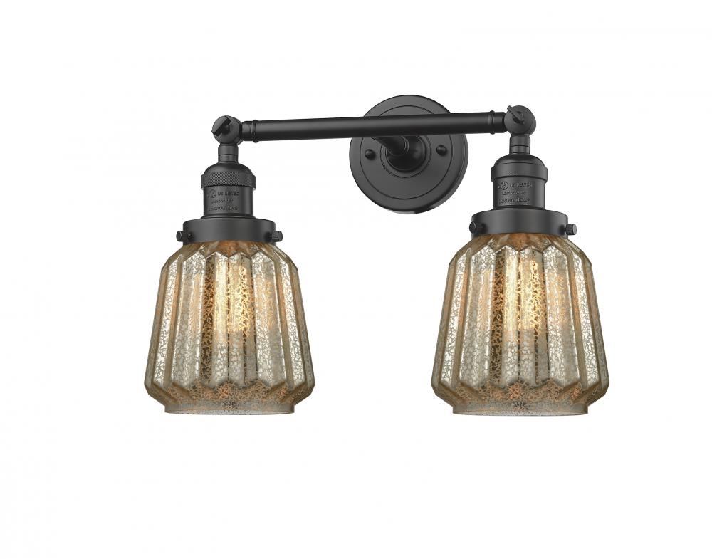 Chatham - 2 Light - 16 inch - Oil Rubbed Bronze - Bath Vanity Light