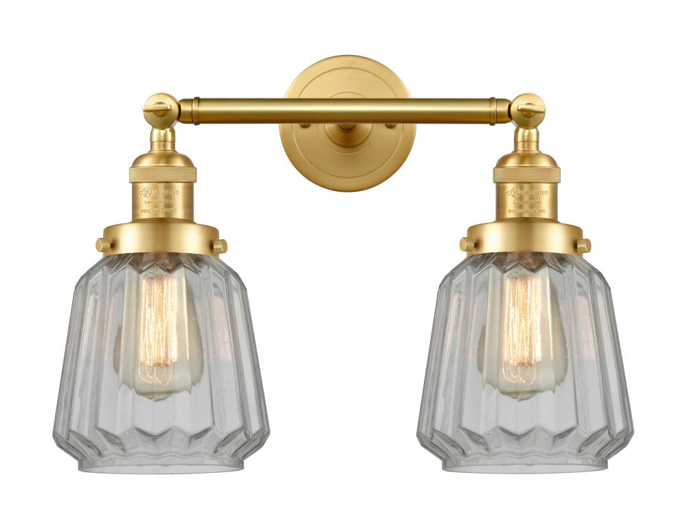 Chatham - 2 Light - 16 inch - Satin Gold - Bath Vanity Light