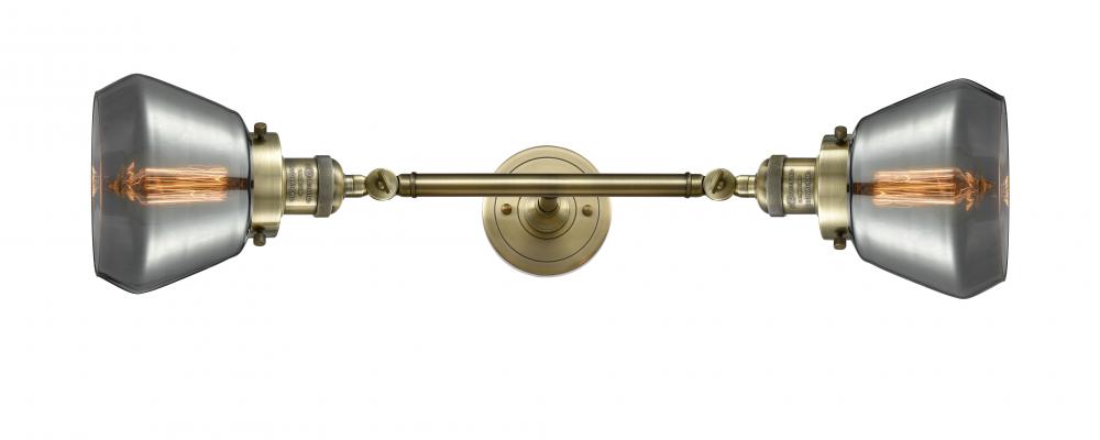 Fulton - 2 Light - 7 inch - Antique Brass - Bath Vanity Light