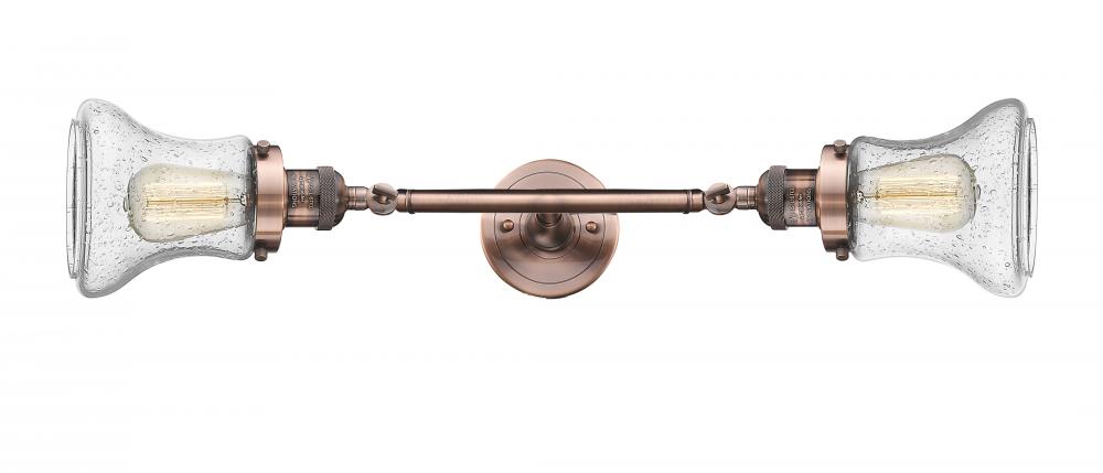 Bellmont - 2 Light - 6 inch - Antique Copper - Bath Vanity Light