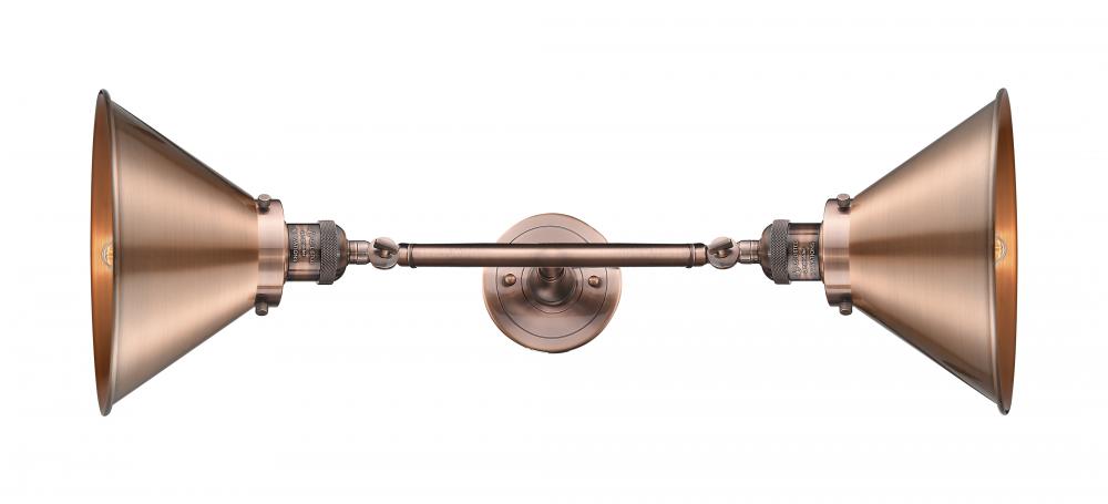 Briarcliff - 2 Light - 10 inch - Antique Copper - Bath Vanity Light