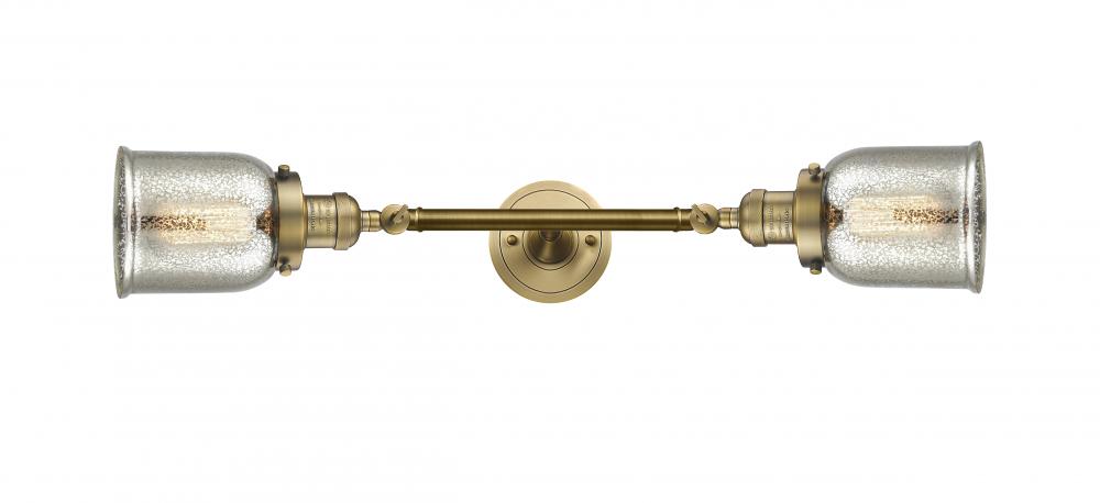 Bell - 2 Light - 5 inch - Brushed Brass - Bath Vanity Light