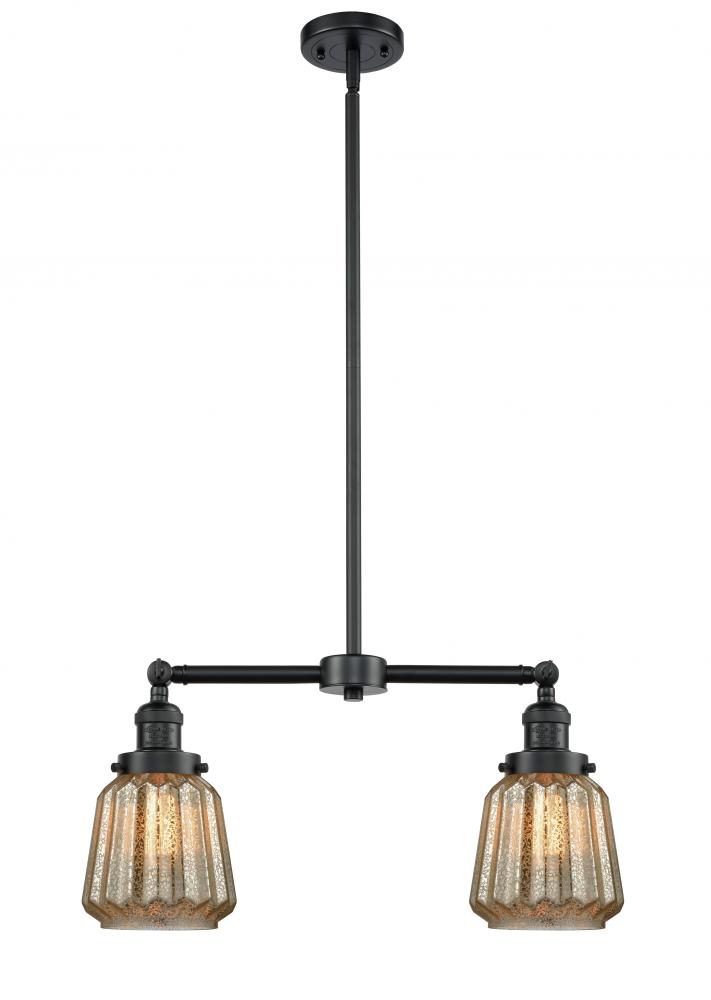 Chatham - 2 Light - 21 inch - Oil Rubbed Bronze - Stem Hung - Adjustable Island Light