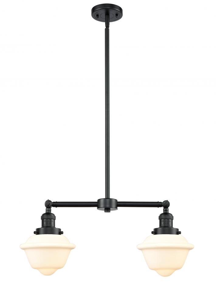 Oxford - 2 Light - 24 inch - Oil Rubbed Bronze - Stem Hung - Island Light