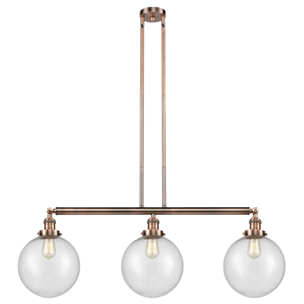 Beacon - 3 Light - 42 inch - Antique Copper - Stem Hung - Island Light