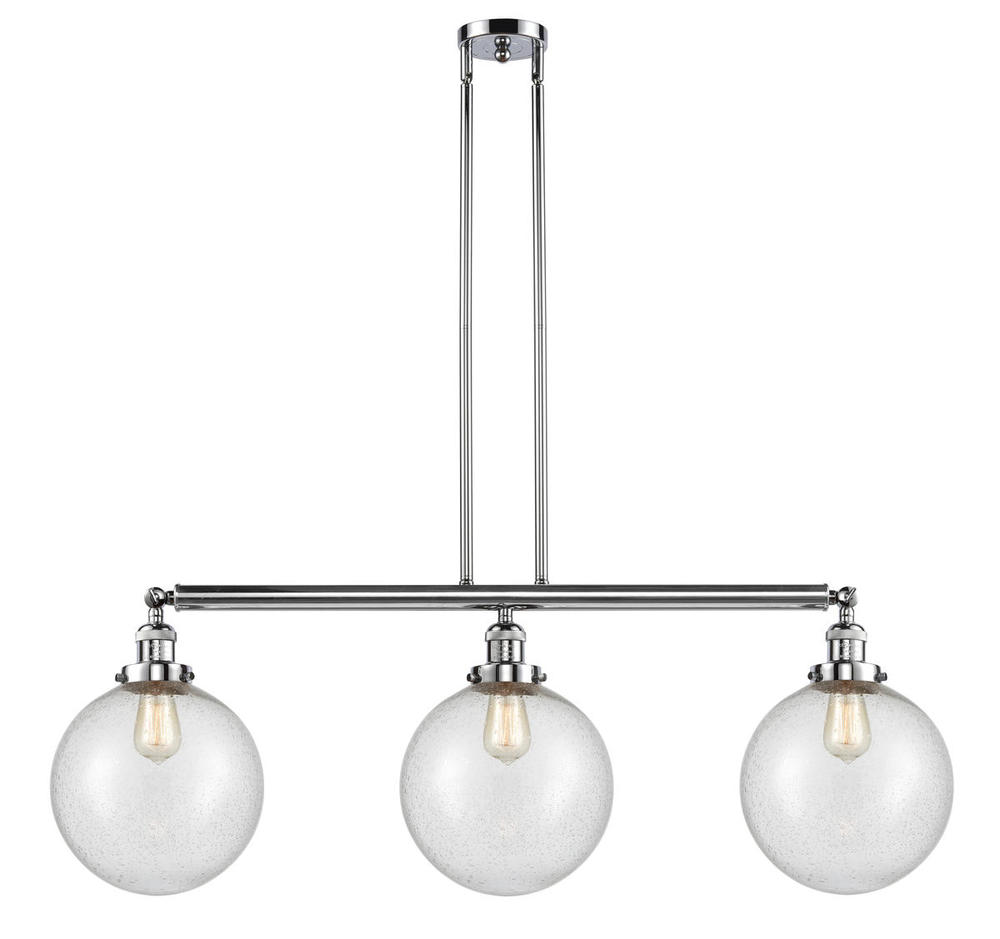 Beacon - 3 Light - 42 inch - Polished Chrome - Stem Hung - Island Light