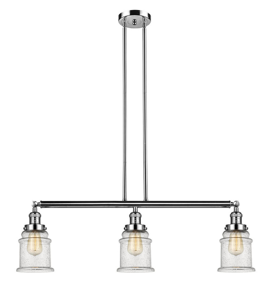 Canton - 3 Light - 39 inch - Polished Nickel - Stem Hung - Island Light