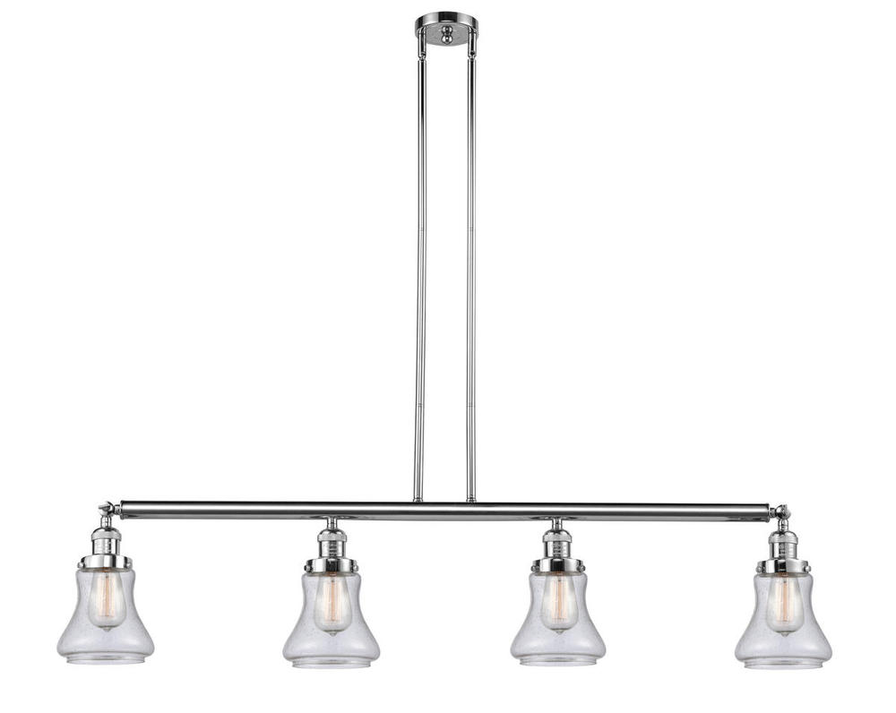 Bellmont - 4 Light - 51 inch - Polished Chrome - Stem Hung - Island Light