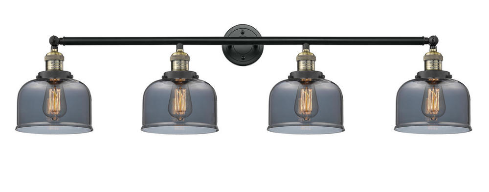 Bell - 4 Light - 44 inch - Black Antique Brass - Bath Vanity Light