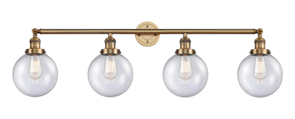 Beacon - 4 Light - 44 inch - Brushed Brass - Bath Vanity Light