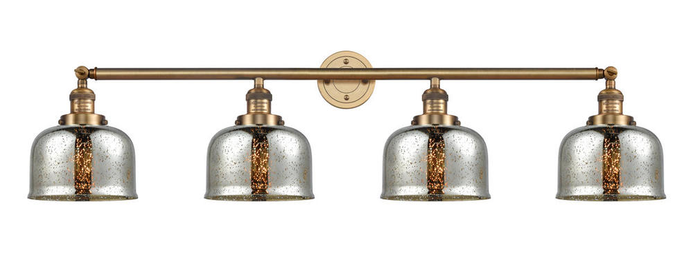 Bell - 4 Light - 45 inch - Brushed Brass - Bath Vanity Light