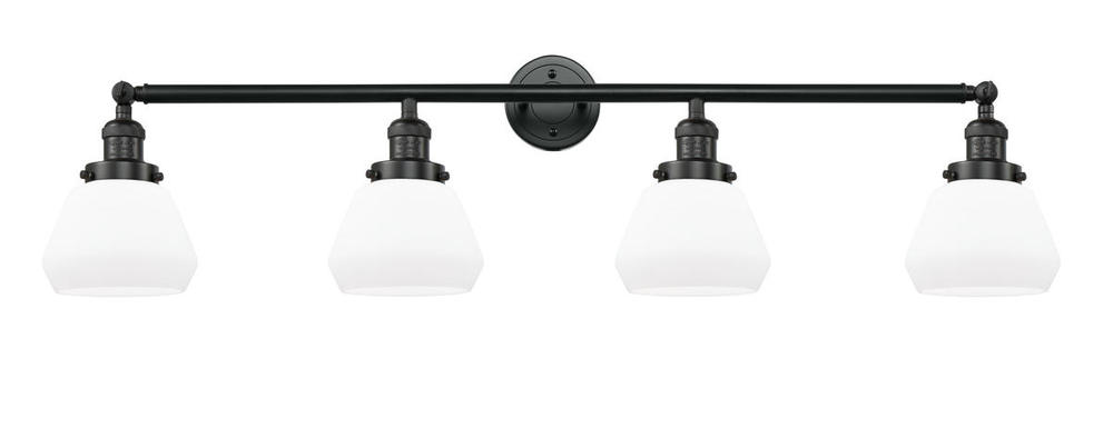 Fulton - 4 Light - 43 inch - Matte Black - Bath Vanity Light