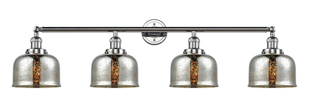 Bell - 4 Light - 45 inch - Polished Chrome - Bath Vanity Light