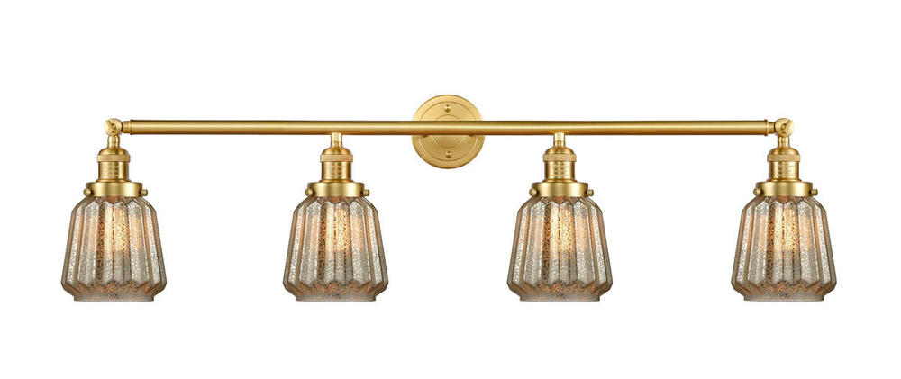 Chatham - 4 Light - 42 inch - Satin Gold - Bath Vanity Light