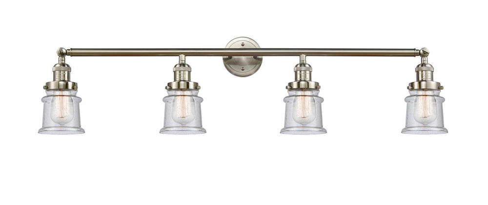 Canton - 4 Light - 42 inch - Brushed Satin Nickel - Bath Vanity Light