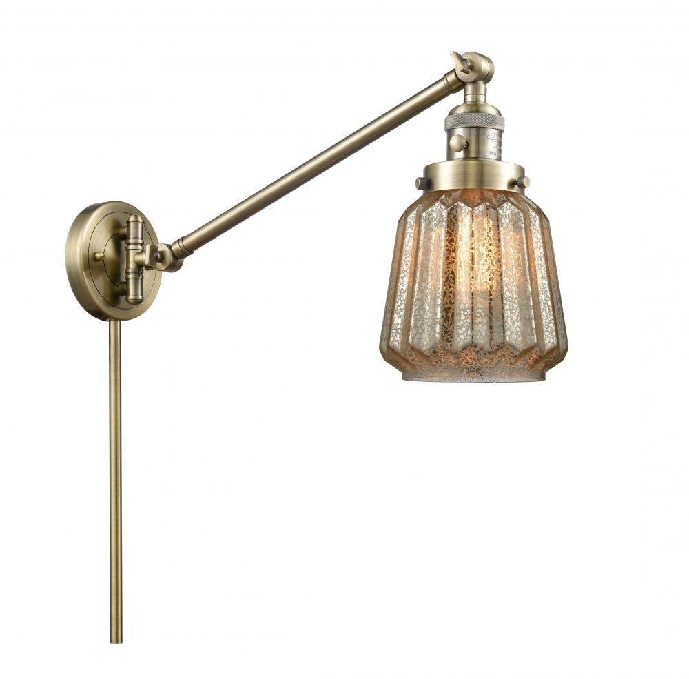 Chatham - 1 Light - 8 inch - Antique Brass - Swing Arm