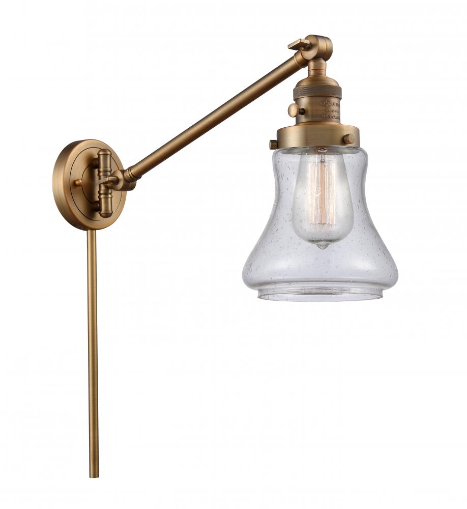 Bellmont - 1 Light - 8 inch - Brushed Brass - Swing Arm