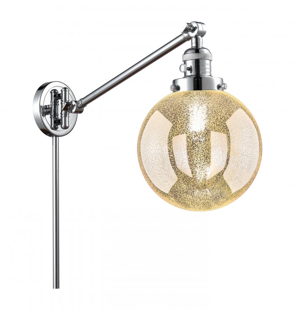 Beacon - 1 Light - 8 inch - Polished Chrome -Adjustable Swing Arm