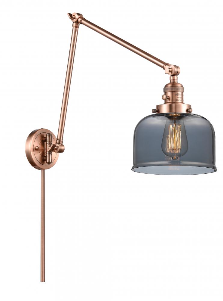 Bell - 1 Light - 8 inch - Antique Copper - Swing Arm
