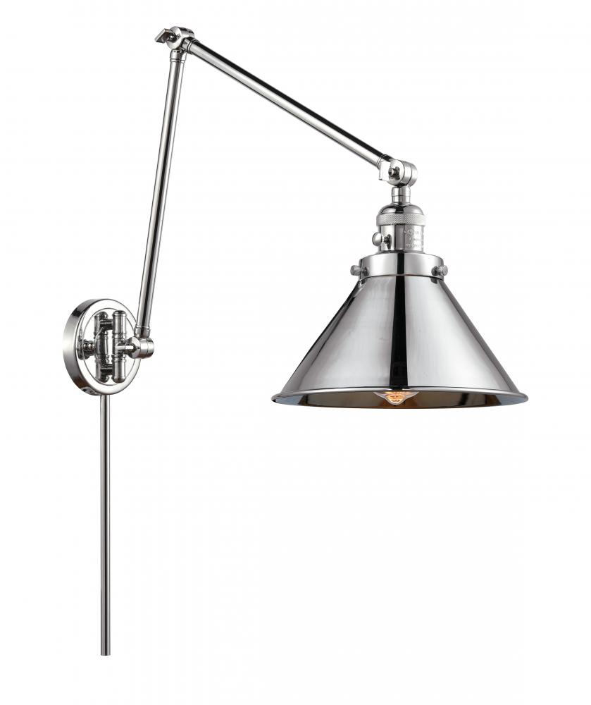 Briarcliff - 1 Light - 10 inch - Polished Chrome - Swing Arm