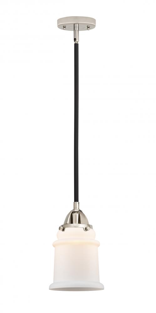 Canton - 1 Light - 6 inch - Black Polished Nickel - Cord hung - Mini Pendant