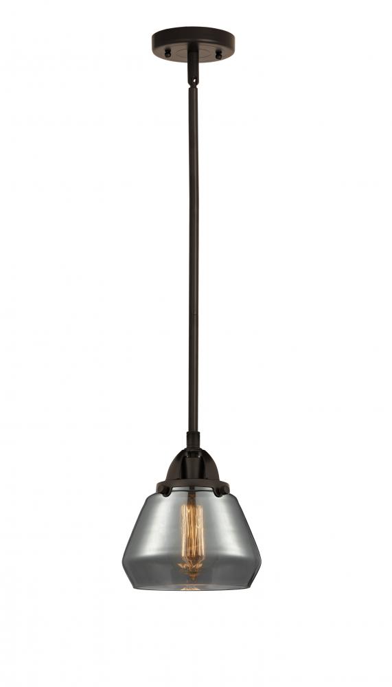 Fulton - 1 Light - 7 inch - Oil Rubbed Bronze - Cord hung - Mini Pendant