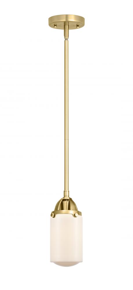 Dover - 1 Light - 5 inch - Satin Gold - Cord hung - Mini Pendant