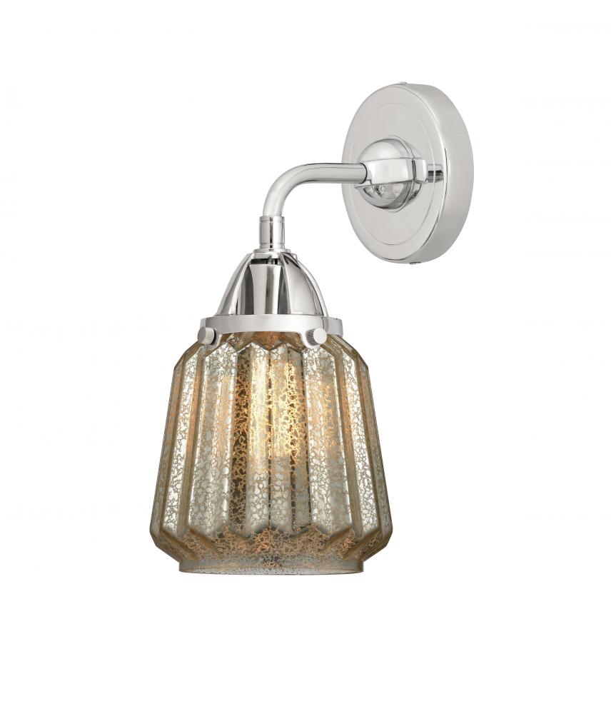 Chatham - 1 Light - 7 inch - Polished Chrome - Sconce
