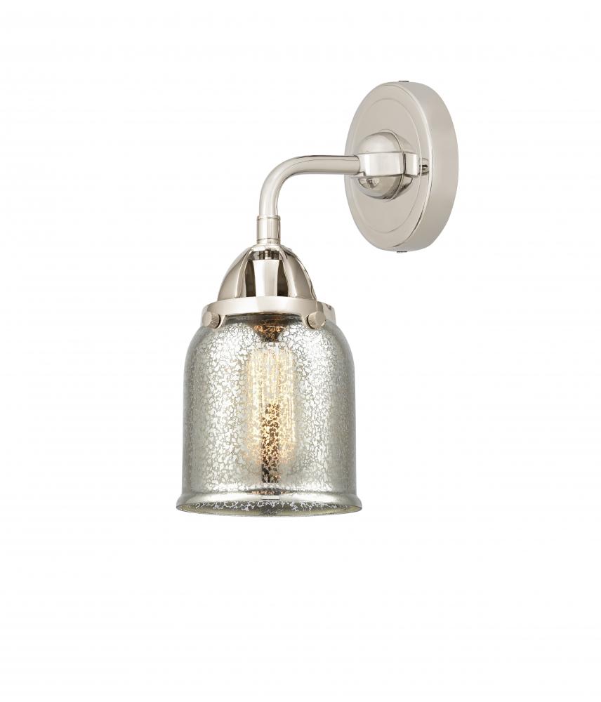 Bell - 1 Light - 5 inch - Polished Nickel - Sconce