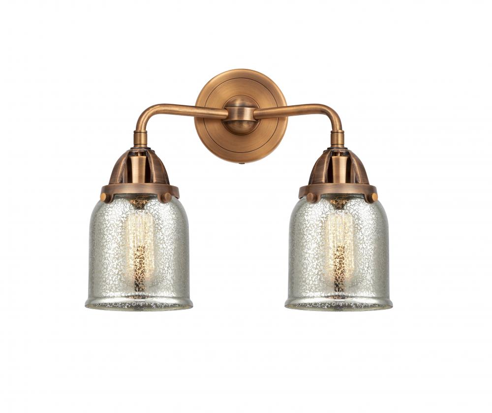 Bell - 2 Light - 13 inch - Antique Copper - Bath Vanity Light