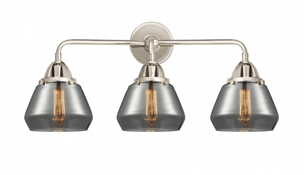 Fulton - 3 Light - 25 inch - Polished Nickel - Bath Vanity Light