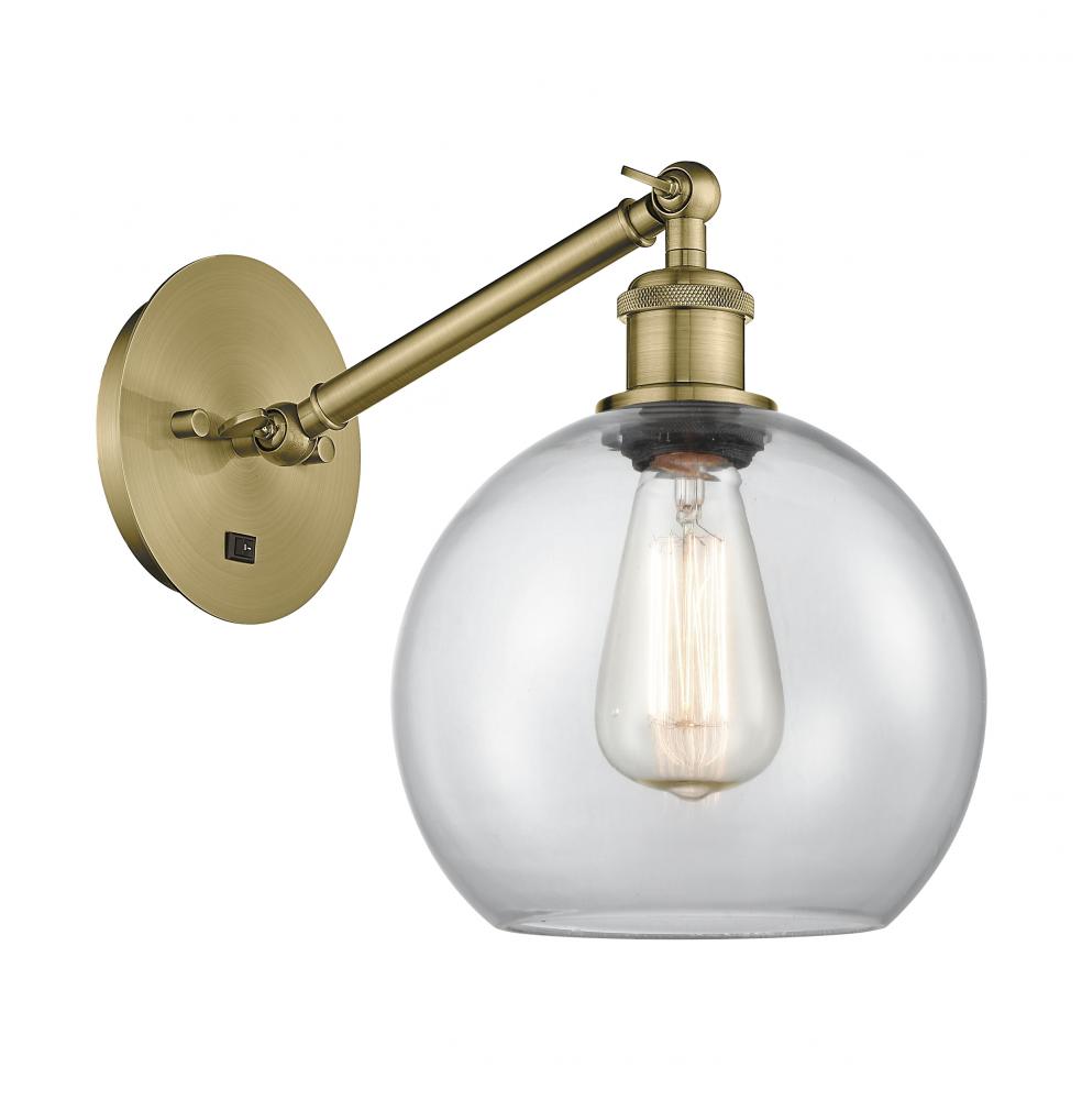 Athens - 1 Light - 8 inch - Antique Brass - Sconce