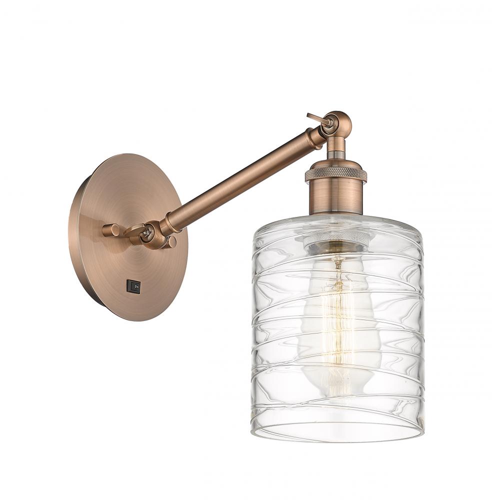 Cobbleskill - 1 Light - 5 inch - Antique Copper - Sconce