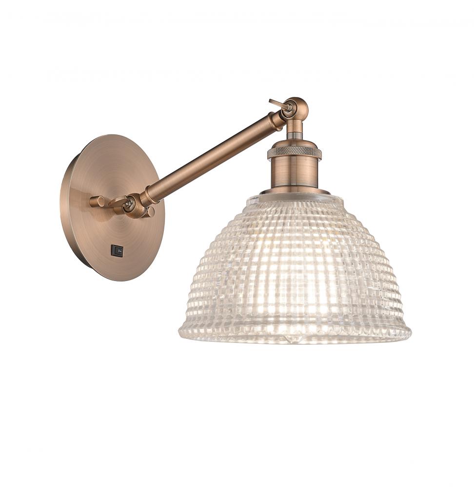 Arietta - 1 Light - 8 inch - Antique Copper - Adjustable Sconce