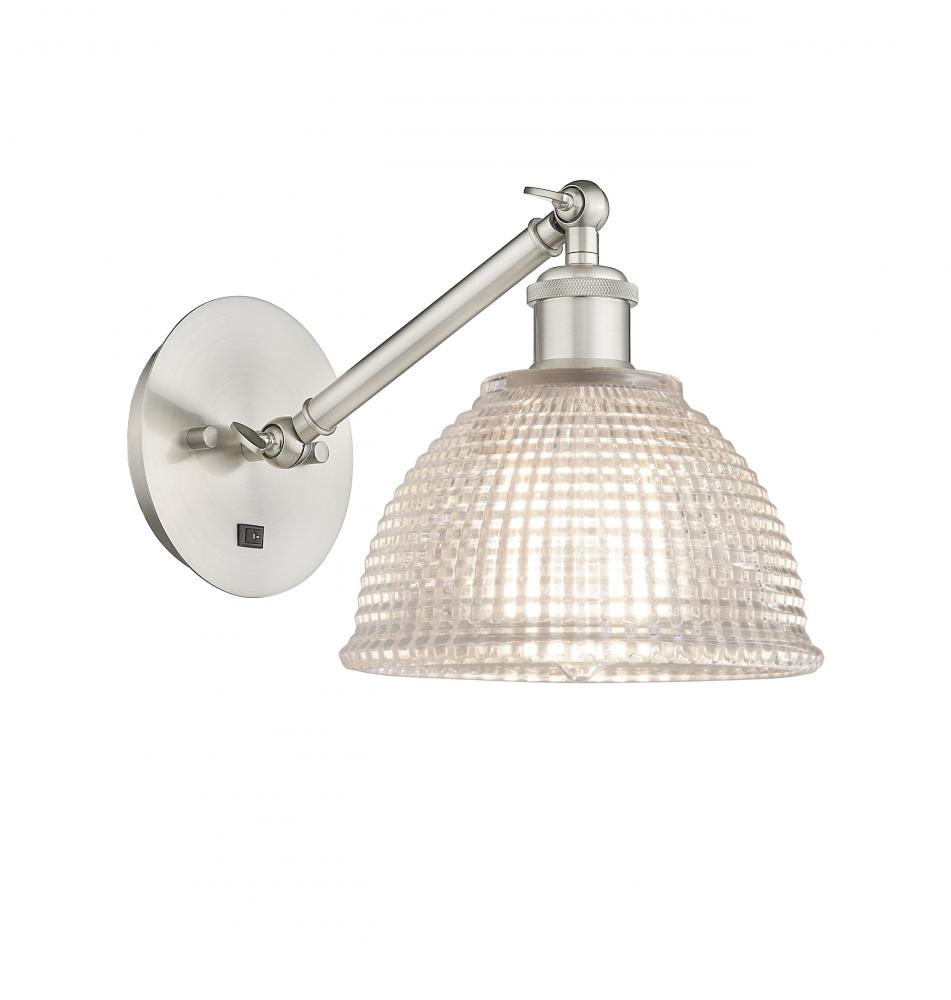 Arietta - 1 Light - 8 inch - Brushed Satin Nickel - Adjustable Sconce