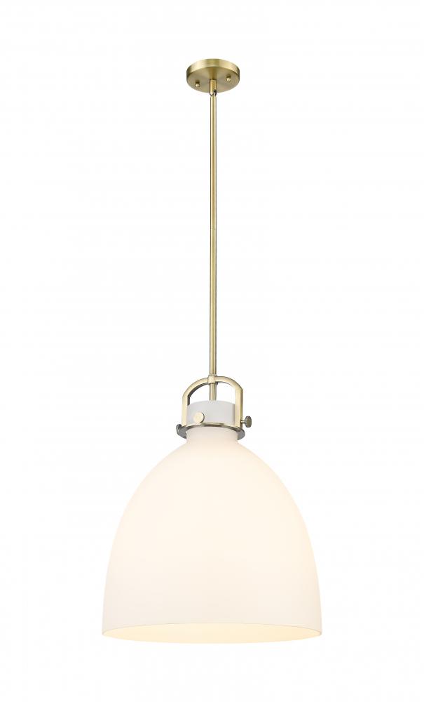 Newton Bell - 1 Light - 16 inch - Brushed Brass - Multi Pendant