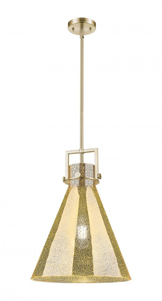 Newton Cone - 1 Light - 14 inch - Champagne Bronze - Cord hung - Pendant